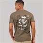 Brave Soul Mens Perceval T-Shirt Taupe
