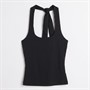 Brave Soul Womens Nina Halterneck Top Black