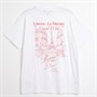 Brave Soul Womens Louvre Printed T-Shirt White/Pink