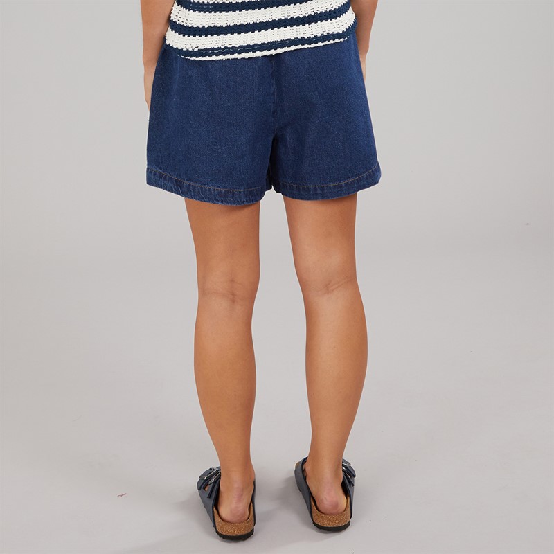 Brave Soul Womens Denim Shorts Indigo