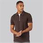 Brave Soul Mens Renix Polo Shirt Bitter Chocolate