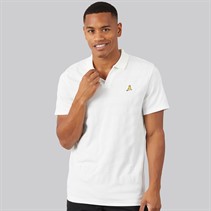 Brave Soul Mens Zenon Polo Shirt Off White