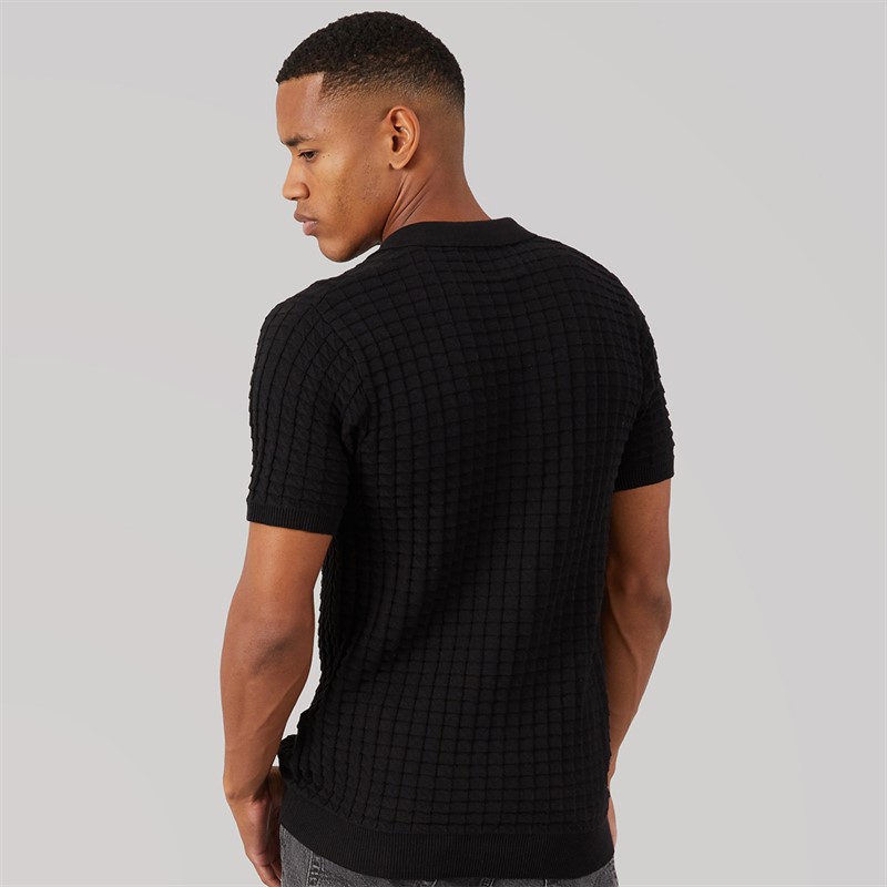 Brave Soul Mens Myah Shirt Jet Black