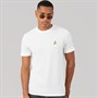 Brave Soul Mens Qunita Crew Neck T-Shirt Cream