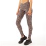 Brave Soul Damen Earth Leggins Leo-Druck