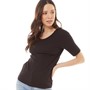 Brave Soul Tee-Shirt Valerie Femme Noir