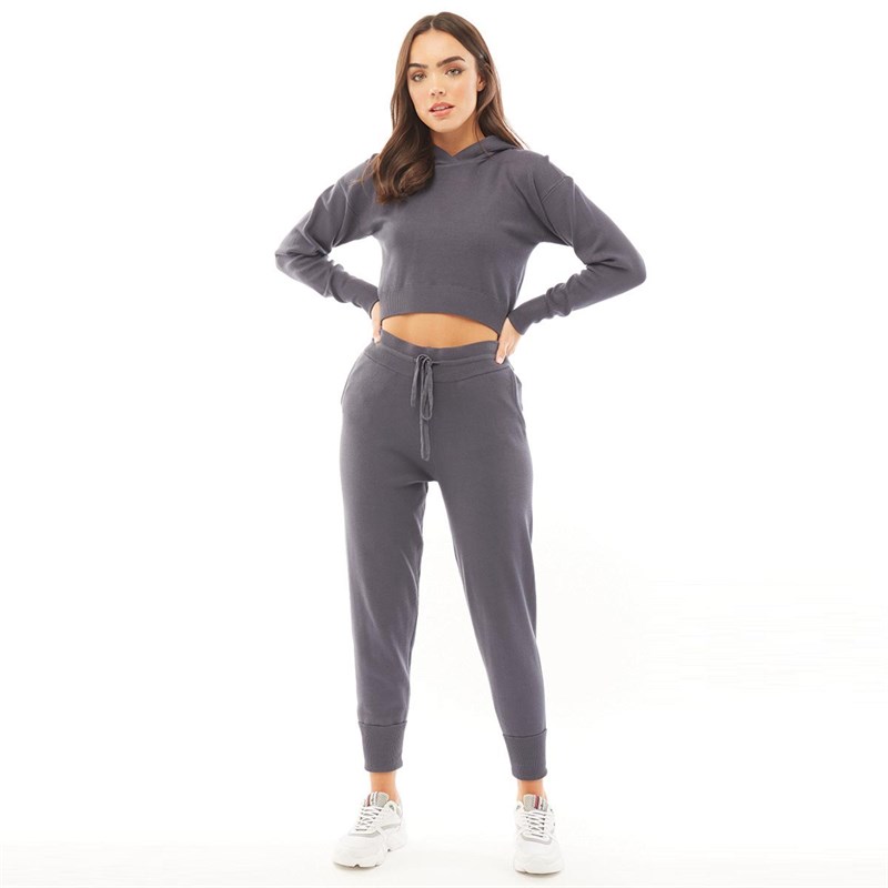 womens charcoal joggers