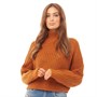 Brave Soul Womens Bianca Knitted Chunky Knit Jumper Tumeric