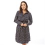 Brave Soul Robe Jojo Midi Femme Bleu Marine Foncé