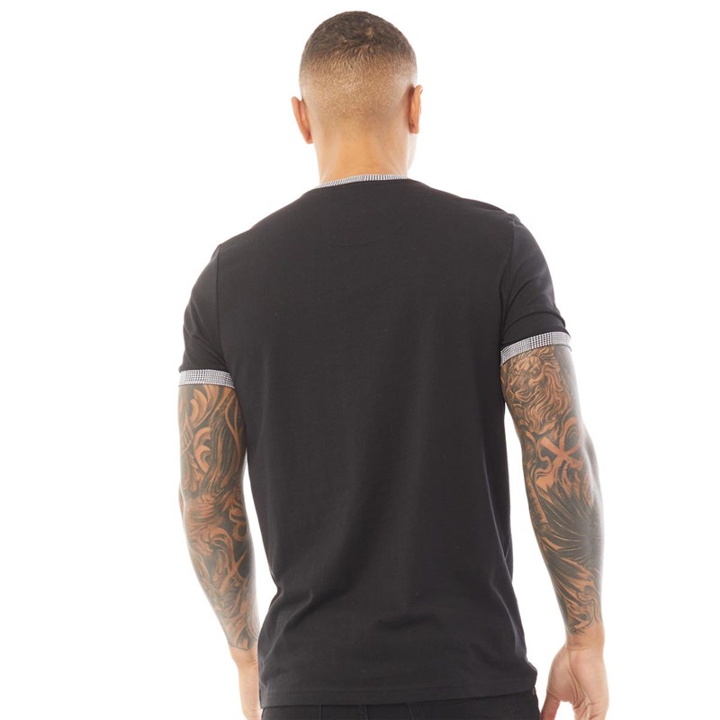 Brave Soul Tee-Shirt Heir Homme Noir