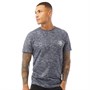 Brave Soul Mens Booster T-Shirt Grey Combo