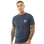 Brave Soul Mens Booster T-Shirt Blue Combo