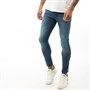 Brave Soul Herren Land Skinny Jeans Blau