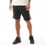 Brave Soul Herren Rhett Tape Shorts Schwarz