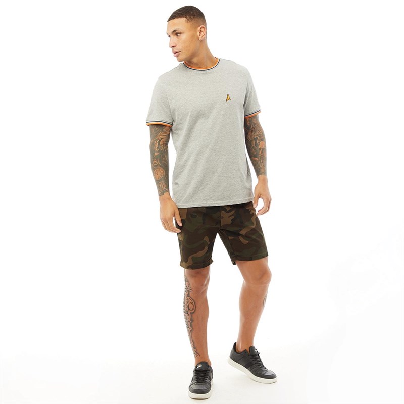Brave Soul Short Chino Homme Camouflage