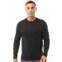 Brave Soul Mens Kafta Long Sleeve Top Black