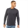 Brave Soul Mens Kafta Long Sleeve Top Navy