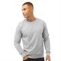 Brave Soul Mens Billy Sweatshirt Light Grey Marl