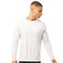 Brave Soul Mens Kafta Long Sleeve Top White