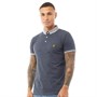 Brave Soul Mens Revolg Polo Dark Denim Marl