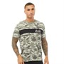 Brave Soul Tee-Shirt Gecko Homme Multicolore