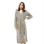 Brave Soul Womens Olivia Dressing Gown Grey