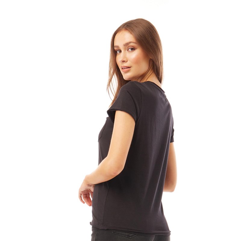 Brave Soul Womens Fresha T-Shirt Black