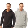 Brave Soul Sweat à Capuche Homme Multicolore
