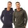 Brave Soul Sweat à Capuche Homme Multicolore