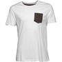 Brave Soul Mens Pulp T-Shirt White/Khaki Camo