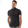 Born Rich Mens Karim Short Sleeve Shirt Black