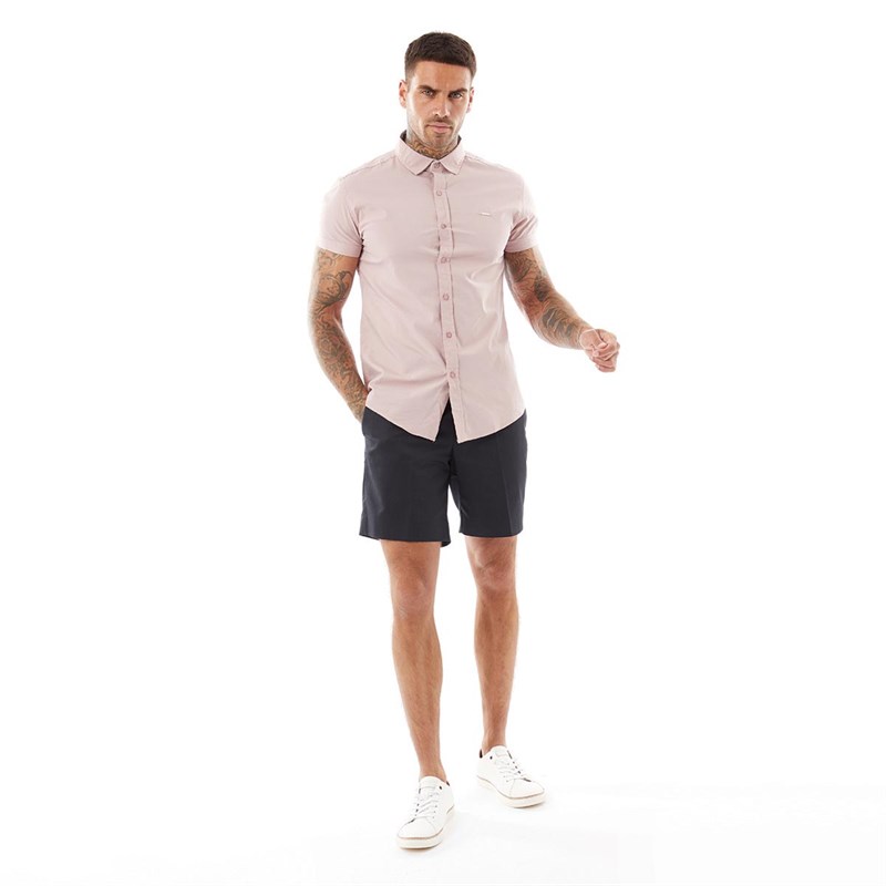 Born Rich Chemises à Manches Courtes Balducci Homme Vieux Rose