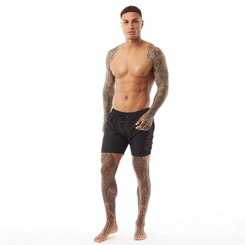 Born Rich Mens Matudi Swim Shorts Black