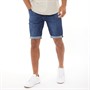 Born Rich Mens Sterlon Denim Shorts Stone Wash
