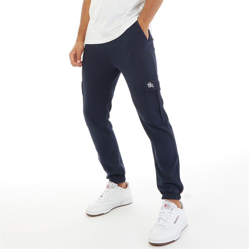 Born Rich Mens Waygo Joggers Dress Blue