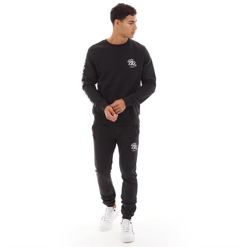 Born Rich Mens Elvan Tracksuit Black