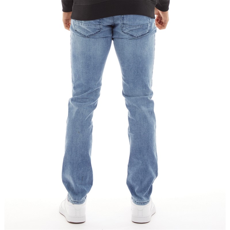 Born Rich Mens Osmium Jeans Lightwash