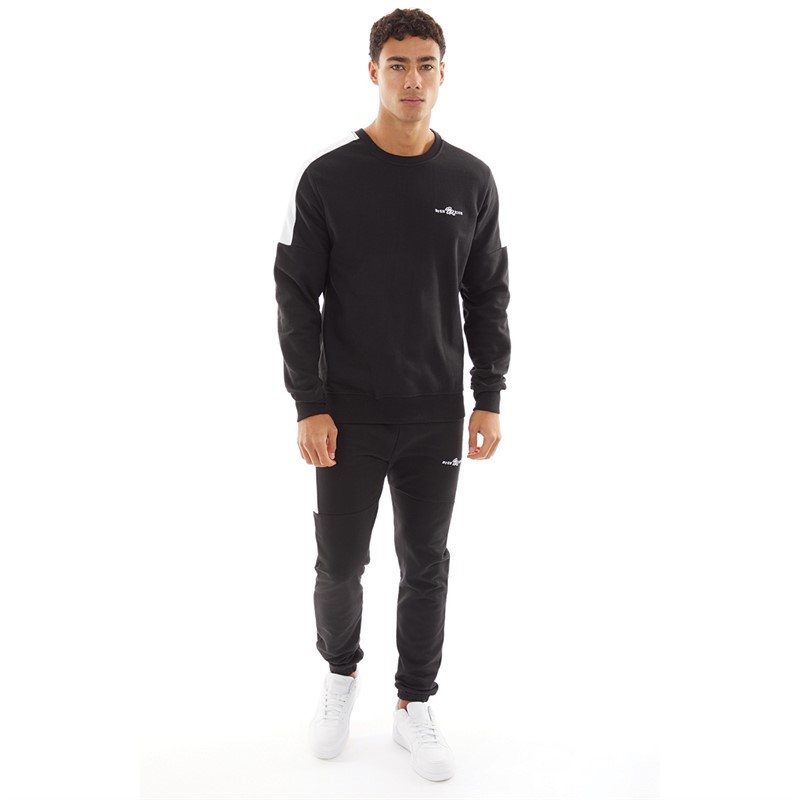 Born Rich Mens Rimel Tracksuit Black