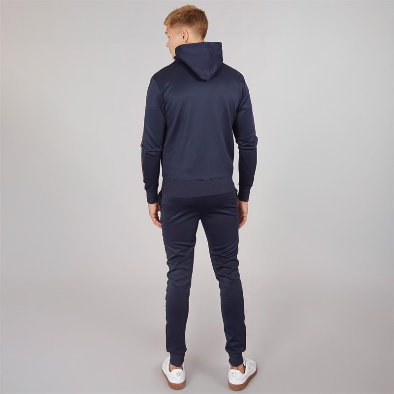 Born Rich Mens Daprela Tricot Tracksuit Sky Captain