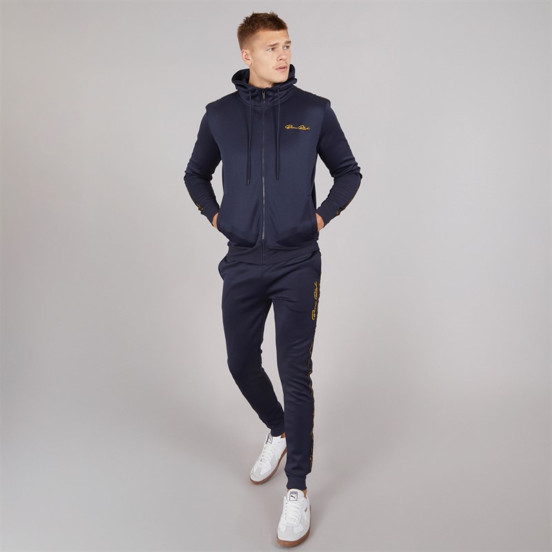 Born Rich Mens Daprela Tricot Tracksuit Sky Captain