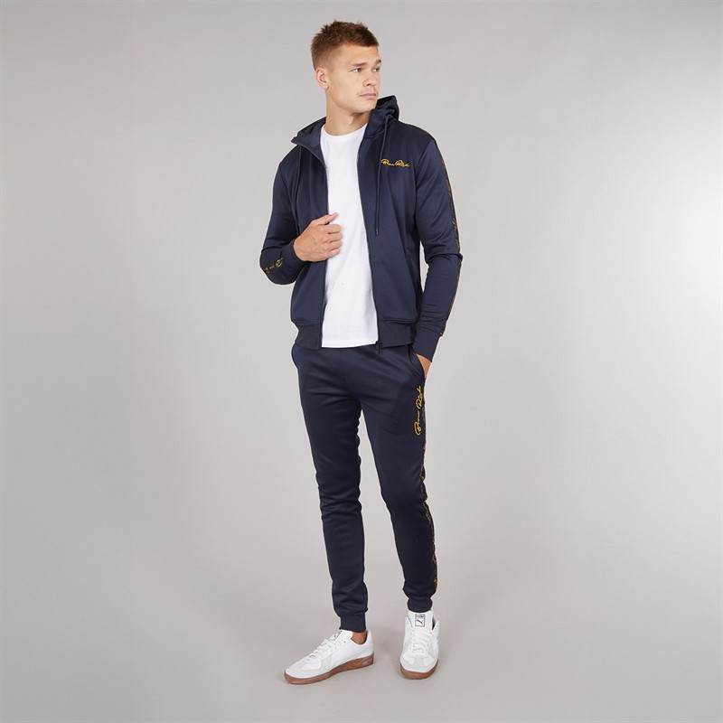 Born Rich Mens Daprela Tricot Tracksuit Sky Captain