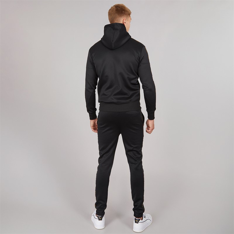 Born Rich Mens Daprela Tricot Tracksuit Black