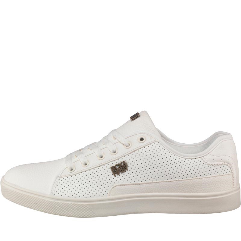 Buy Beck And Hersey Mens Remis Trainers White