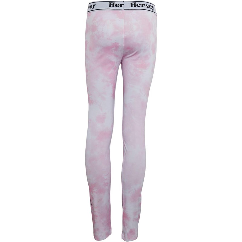 Beck And Hersey Junior Essence Leggings Pink/White