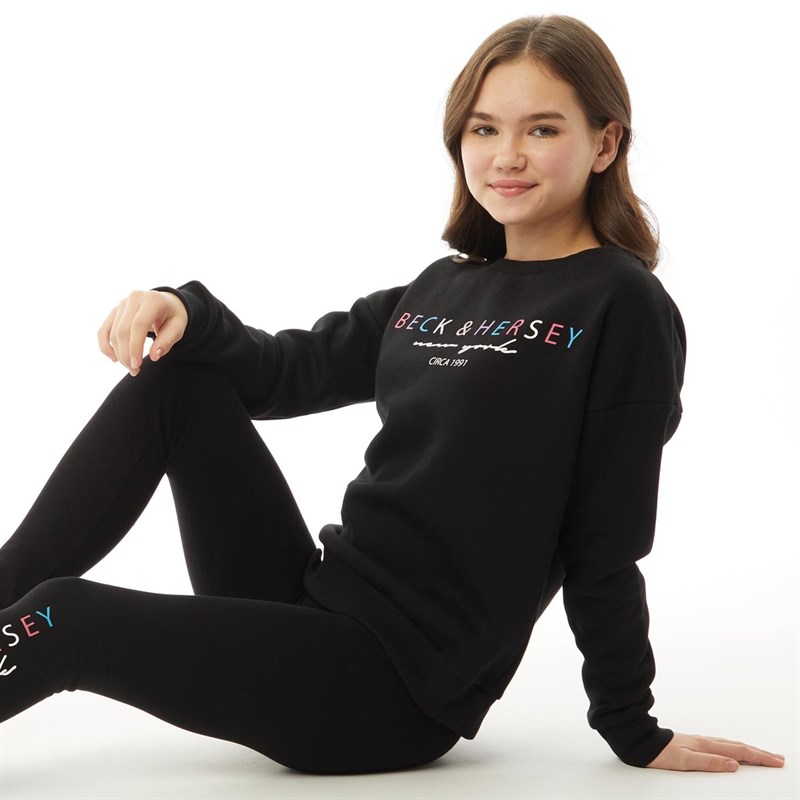 Beck And Hersey Junior Bruna Sweatshirt Sort