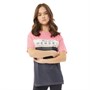 Beck And Hersey Junior Marian T-Shirt Pink/Navy