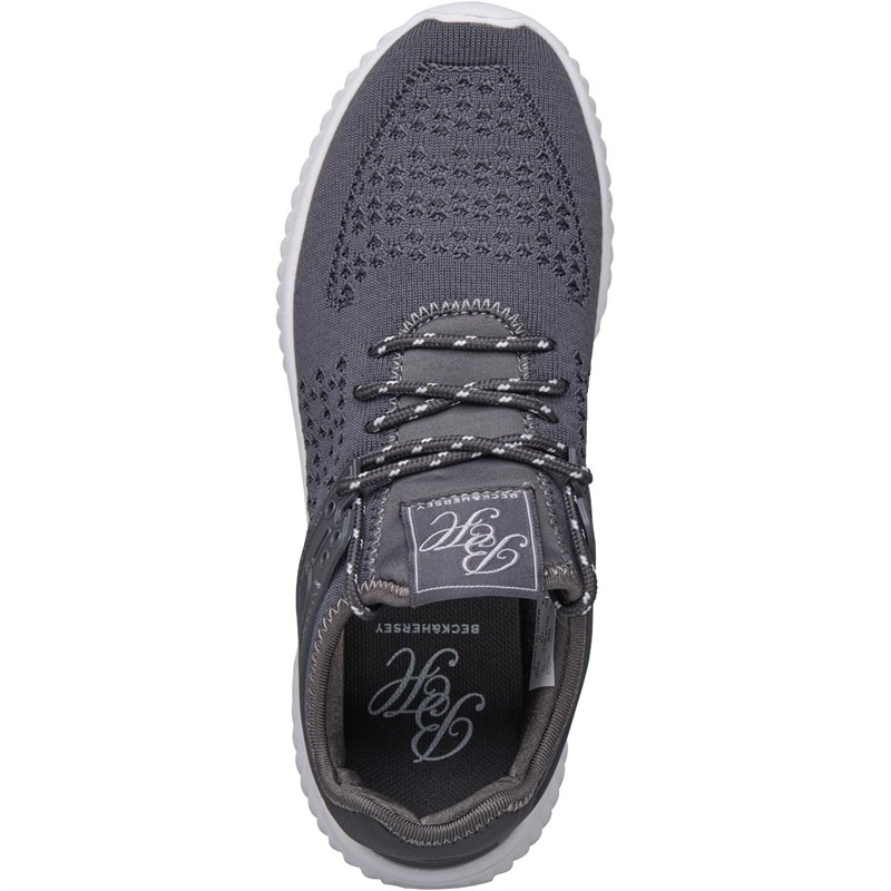 Buy Beck & Hersey Junior Boys Supremacy Trainers Charcoal