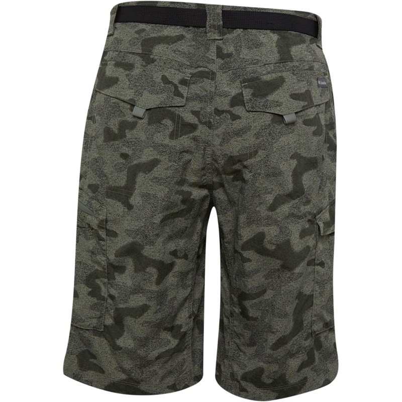 Buy Columbia Mens Silver Ridge Printed Cargo Shorts Cypress Heather Camo