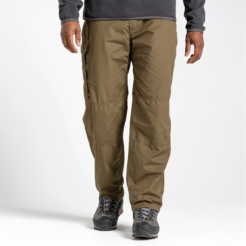 Craghoppers Mens Kiwi Classic Walking Trousers Dark Moss