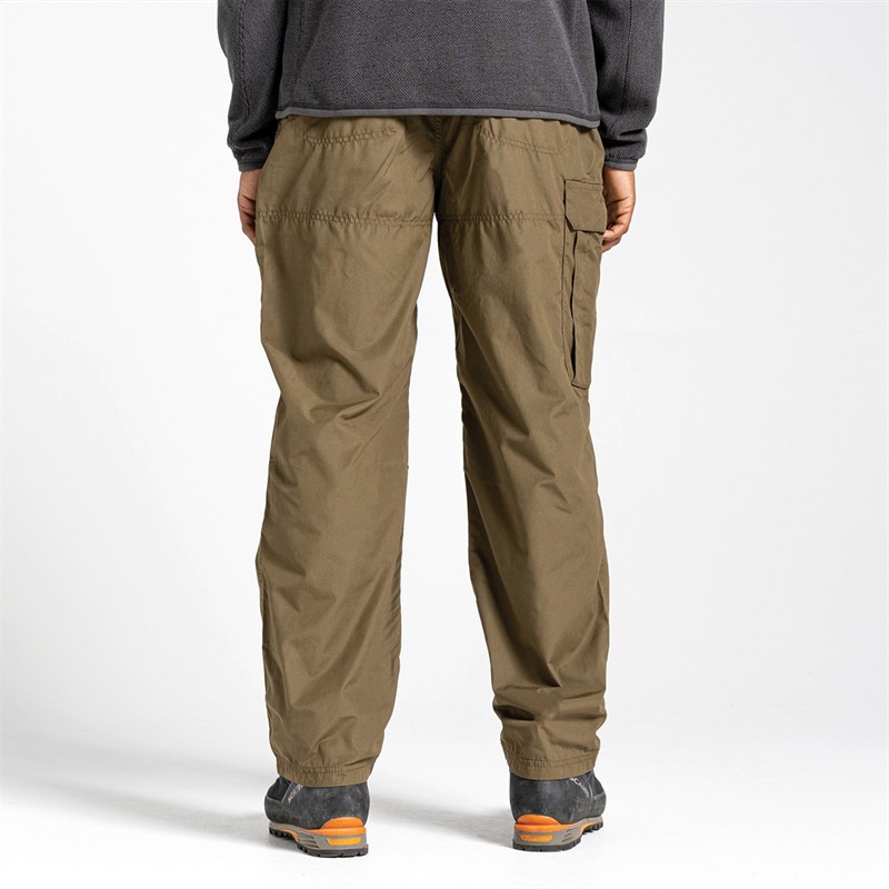 Craghoppers Mens Kiwi Classic Walking Trousers Dark Moss